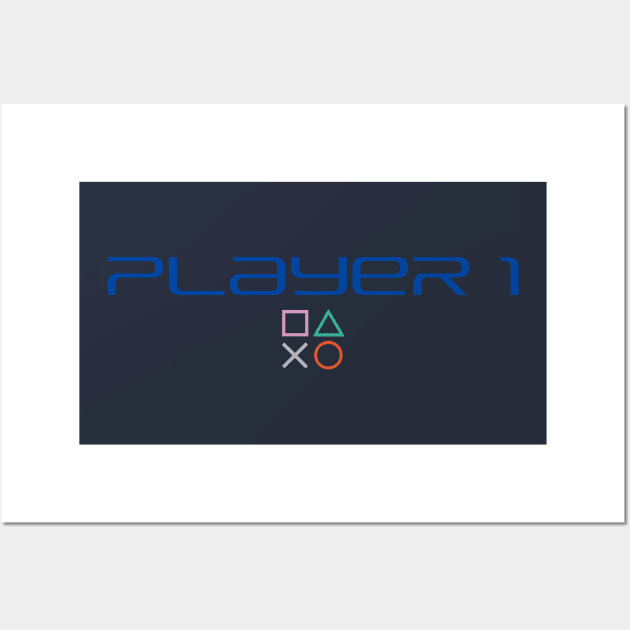 Player One Playstation PS5 Gaming Squad Call Of Duty Warzone Wall Art by btcillustration